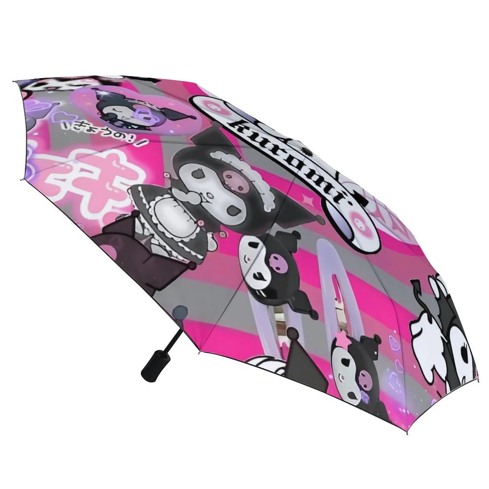Strong Umbrella Kawaii Kuromi Japanese Japan Cute Cartoon UV Resistant Umbrella Three Fold Auto Sunshade Travel Umbrellas
Strong Umbrella Kawaii Kuromi Japanese Japan Cute Cartoon UV Resistant Umbrella Three Fold Auto Sunshade Travel Umbrellas