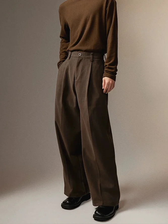 Men's Workwear Straight Leg Trousers Casual Pants Comfortable Loose Fit Busin Commute Retro American Sle Faionable
Men's Workwear Straight Leg Trousers Casual Pants Comfortable Loose Fit Busin Commute Retro American Sle Faionable