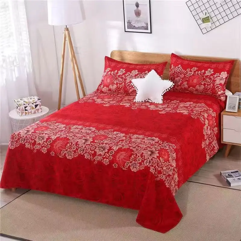 1Pcs Polyester Cotton Bed Sheet Soft Home Bedding Cover Home Fashion Bedding Cover - Foldable Flat Sheet(No Pillow Covers)
1Pcs Polyester Cotton Bed Sheet Soft Home Bedding Cover Home Fashion Bedding Cover - Foldable Flat Sheet(No Pillow Covers)