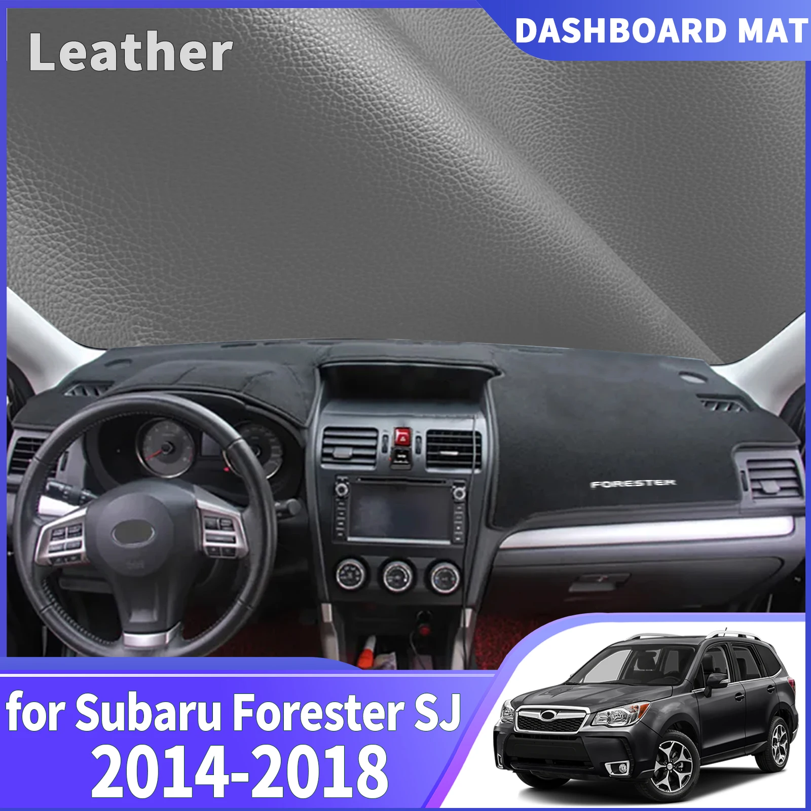 fit for Subaru Forester SJ 2014 2015 2016-2018 Car DashMat Sunshade Dashmat Dashboard Cover Pad Protective Carpet Accessories
fit for Subaru Forester SJ 2014 2015 2016-2018 Car DashMat Sunshade Dashmat Dashboard Cover Pad Protective Carpet Accessories