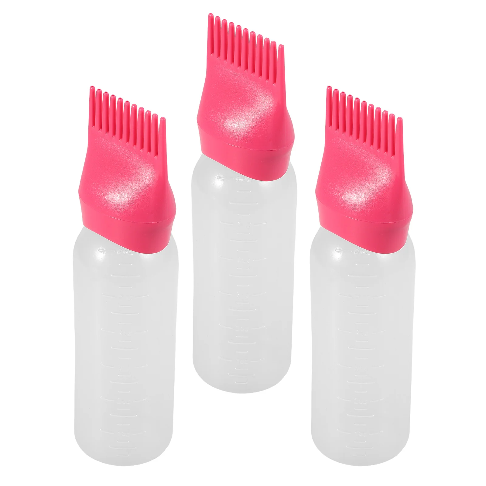 3pcs Hair Dye Bottle Applicator Oil Application Plastic Color Graduated Mixer Root Comb Bottle Hair Oiler Salon Home Use
3pcs Hair Dye Bottle Applicator Oil Application Plastic Color Graduated Mixer Root Comb Bottle Hair Oiler Salon Home Use