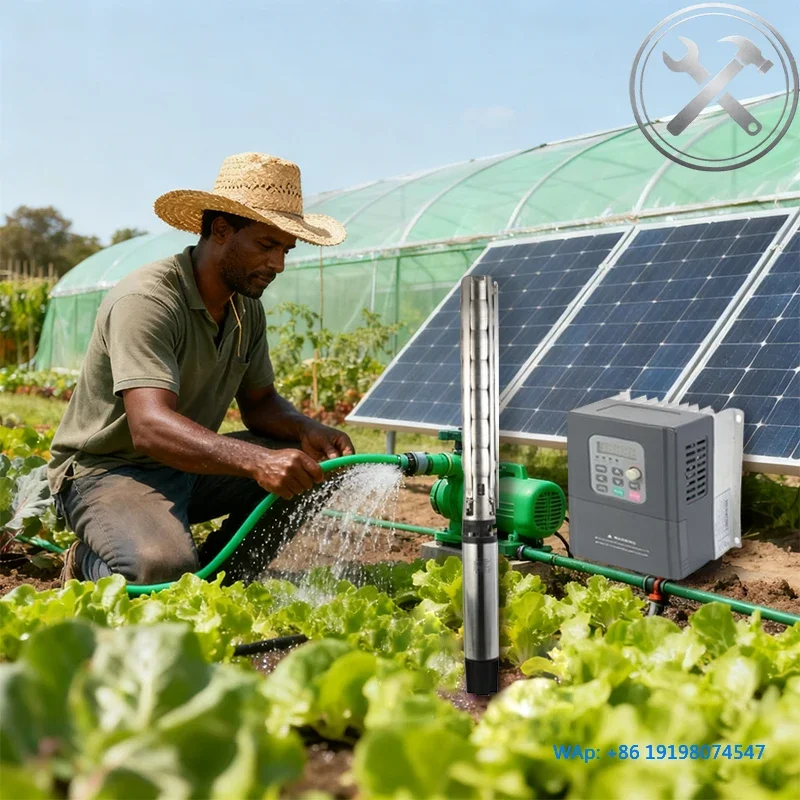 6Inch AC/DC Hybrid Solar Submersible Water Pump 5.5HP 304 Stainless Steel High Pressure Agricultural Pump
6Inch AC/DC Hybrid Solar Submersible Water Pump 5.5HP 304 Stainless Steel High Pressure Agricultural Pump