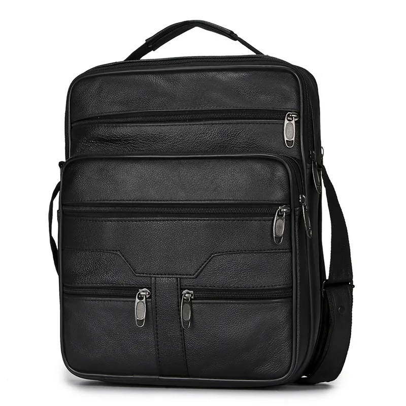 Soft Pu Leather Shoulder Bag for Men High Quality Leather Handbag Business Men Multi-Pocket Leather Documents Bag
Soft Pu Leather Shoulder Bag for Men High Quality Leather Handbag Business Men Multi-Pocket Leather Documents Bag