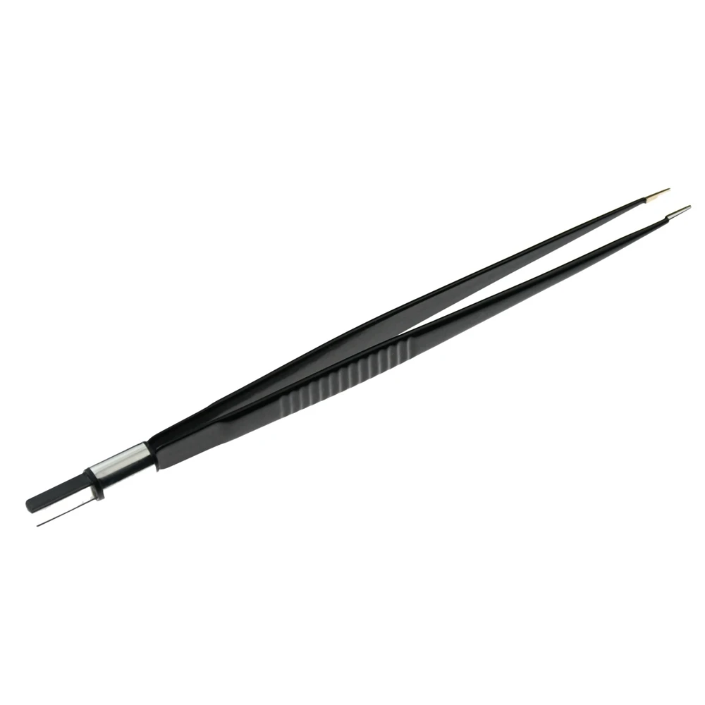IEC Bipolar Forceps Tweezers Bipolar Bayonet Clamp Straight Tip for Electrosurgical Unit L: 20 Cm, Tip 1mm
IEC Bipolar Forceps Tweezers Bipolar Bayonet Clamp Straight Tip for Electrosurgical Unit L: 20 Cm, Tip 1mm