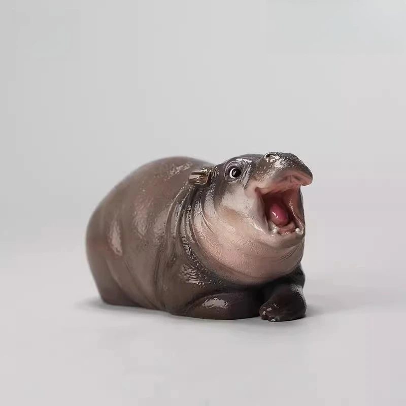 Cute Hippopotamus Baby Figurine Realistic Miniature Animal Ornaments Home Creative Living Room Bedroom Decoration Funny Gifts 
Cute Hippopotamus Baby Figurine Realistic Miniature Animal Ornaments Home Creative Living Room Bedroom Decoration Funny Gifts