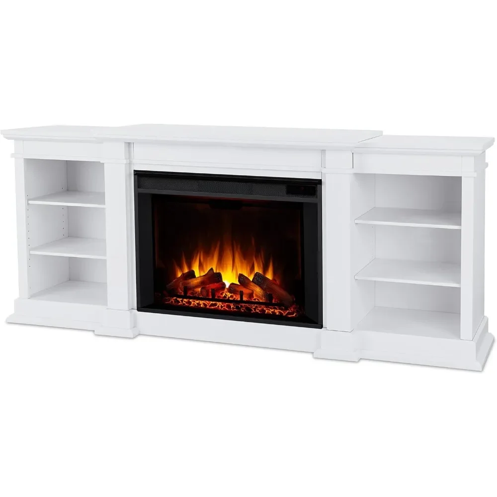 Grand Electric Fireplace TV Stand in White for TVs up to 80 inches, Entertainment Center with Adjustable Shelves and Storage,
Grand Electric Fireplace TV Stand in White for TVs up to 80 inches, Entertainment Center with Adjustable Shelves and Storage,