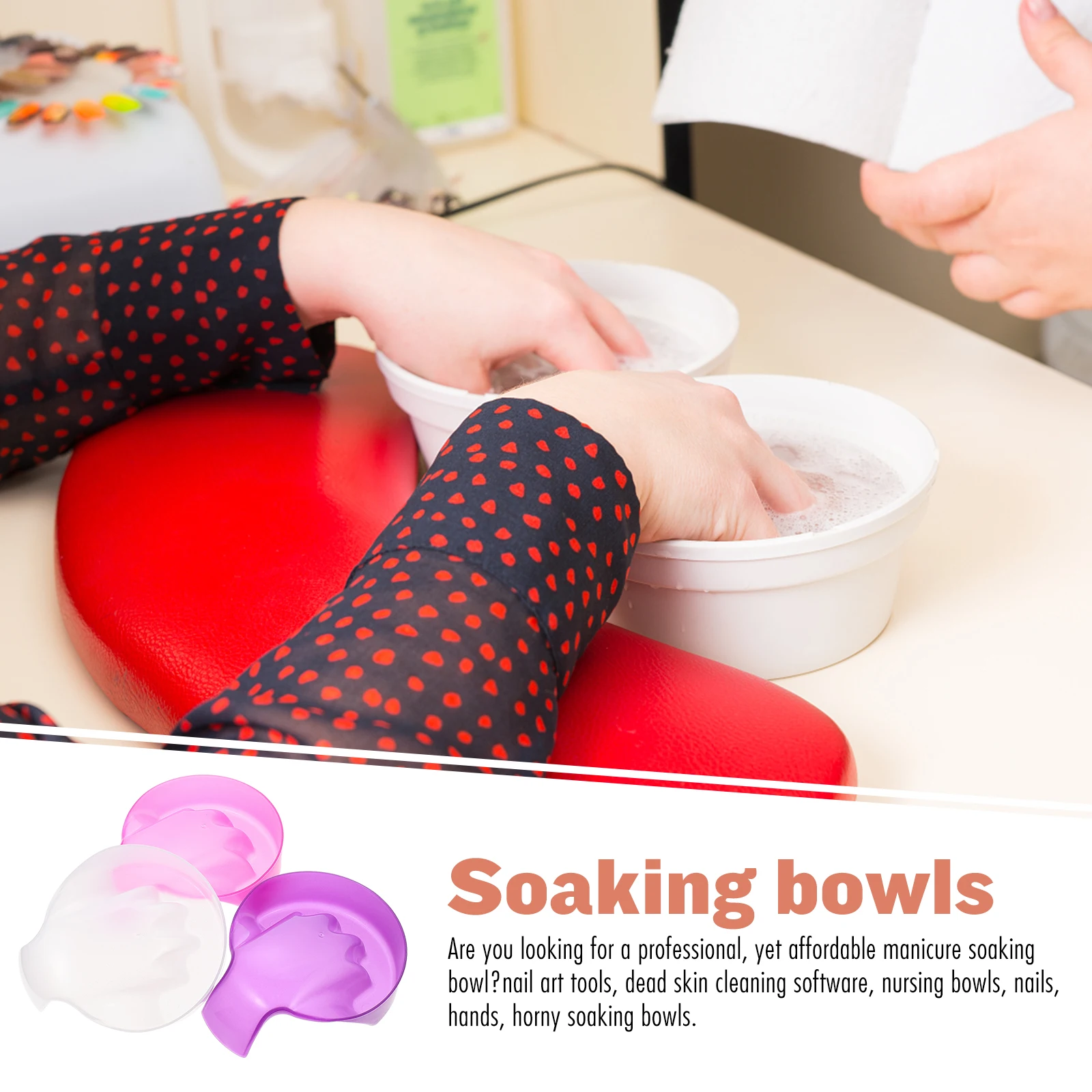 3Pcs Nail Soaking Bowls Durable Manicure Spa Tools Hands Soaking Bowls for Nail Art Salon Home Use Manicure Spa Tools 
3Pcs Nail Soaking Bowls Durable Manicure Spa Tools Hands Soaking Bowls for Nail Art Salon Home Use Manicure Spa Tools