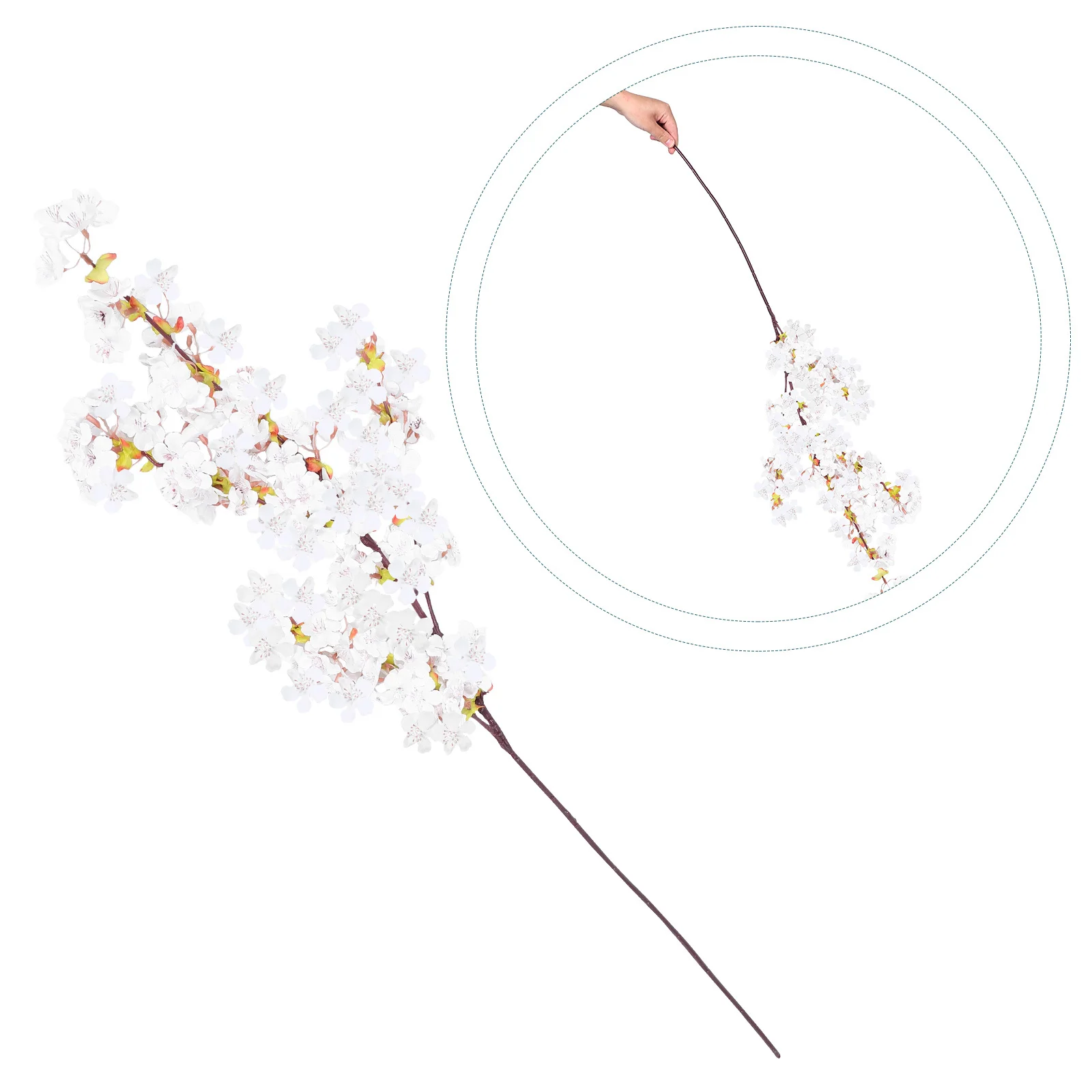 1pcs Realistic Artificial Cherry Blossom Stems Faux Flowers For Indoor Decoration Living Room Wedding Party Table Centerpieces
1pcs Realistic Artificial Cherry Blossom Stems Faux Flowers For Indoor Decoration Living Room Wedding Party Table Centerpieces
