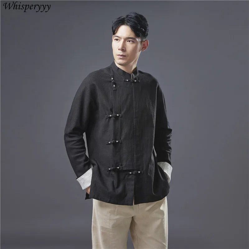 Топ Ramie, мужская мода, повседневная простая мужская традиционная национальная одежда, свободные повседневные топы в китайском стиле для кунг-фу, костюм Тан 2025 
Топ Ramie, мужская мода, повседневная простая мужская традиционная национальная одежда, свободные повседневные топы в китайском стиле для кунг-фу, костюм Тан 2025