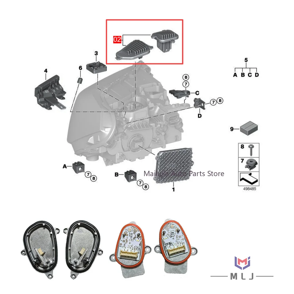 63119477821 63119477822 For BMW X1 F48 F49 LCI 2020 2021 Headligh LED DRL Module car Accessories 63119477835 63119477836
63119477821 63119477822 For BMW X1 F48 F49 LCI 2020 2021 Headligh LED DRL Module car Accessories 63119477835 63119477836
