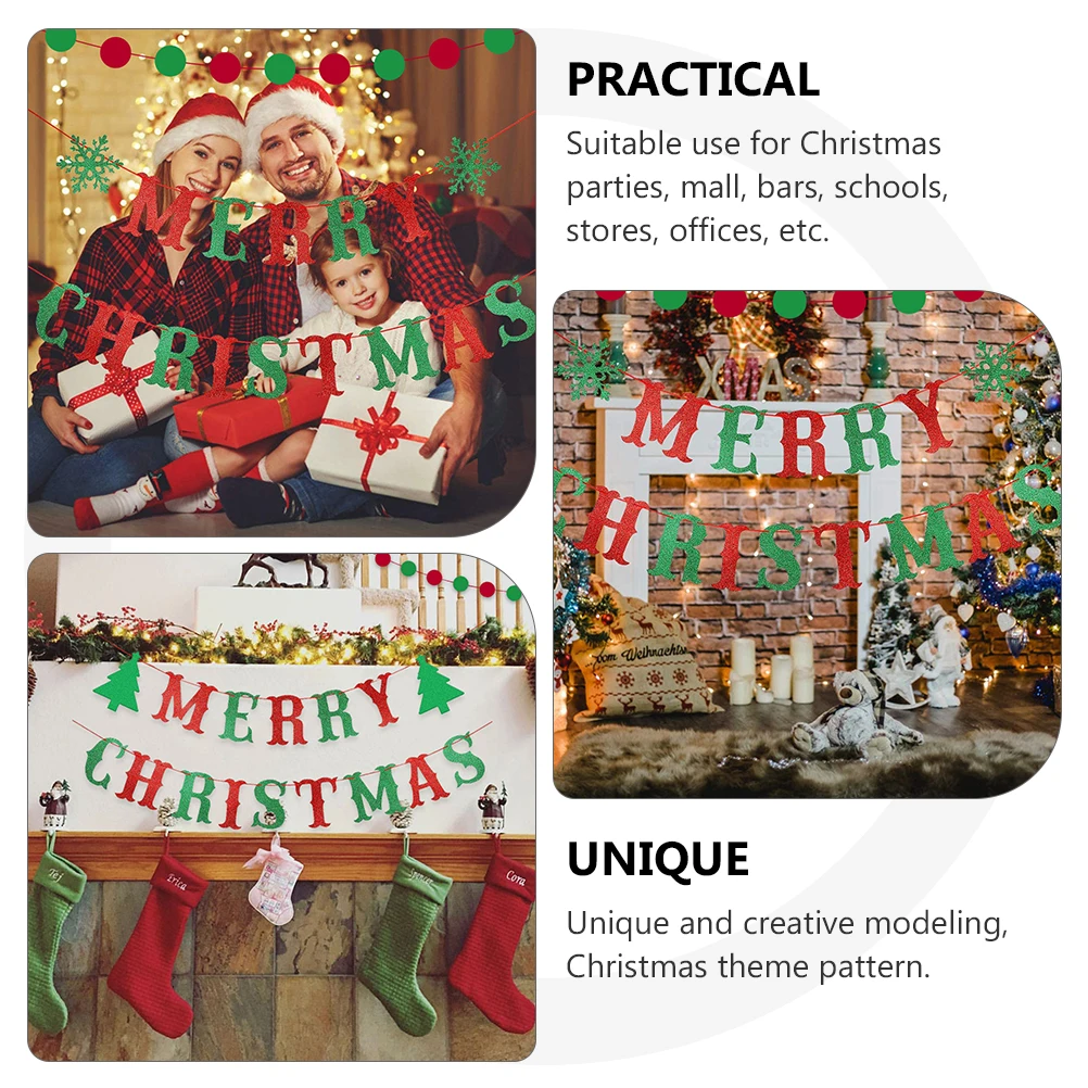 1pcs Christmas Banner Decor Paper Banners Festive Party Hanging Ornaments For Indoor Outdoor Xmas Decoration Festival Hanging 
1pcs Christmas Banner Decor Paper Banners Festive Party Hanging Ornaments For Indoor Outdoor Xmas Decoration Festival Hanging