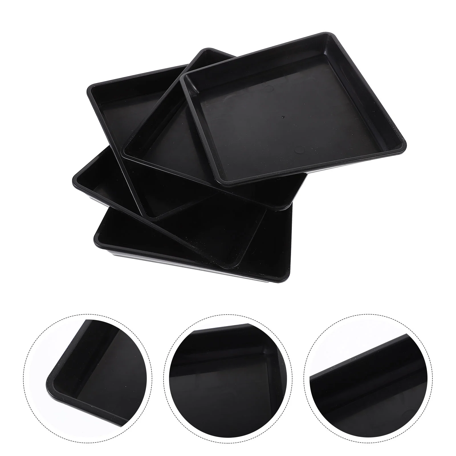 5 Pcs Flowerpot Support Watering Pallet Container Bottom Tray Drain Pan Stand Plastic Raw Material Holder Planter
5 Pcs Flowerpot Support Watering Pallet Container Bottom Tray Drain Pan Stand Plastic Raw Material Holder Planter