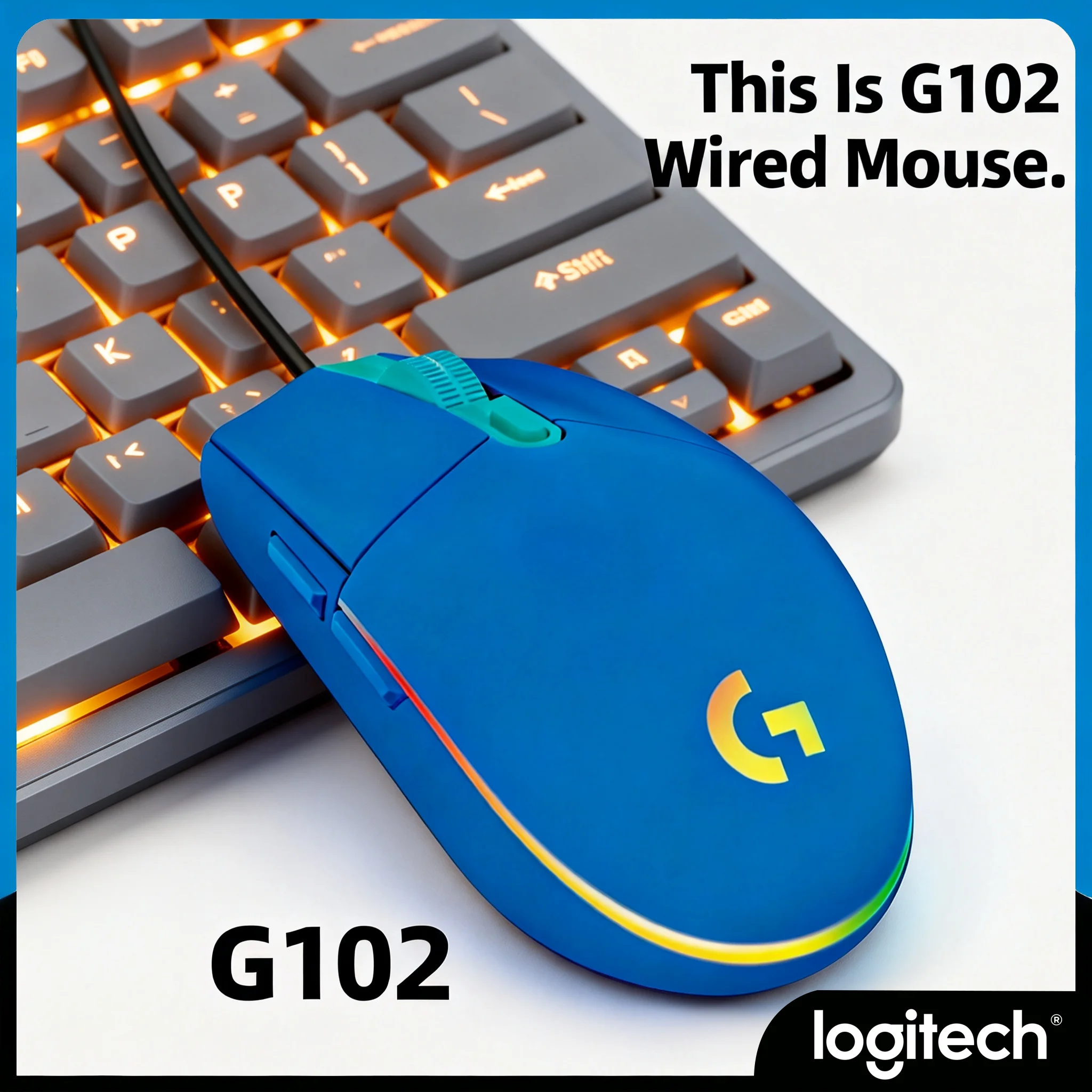 Игровая мышь Logitech G102, проводная, с высокоточным сенсором 8000 DPI, программируемые кнопки
Игровая мышь Logitech G102, проводная, с высокоточным сенсором 8000 DPI, программируемые кнопки