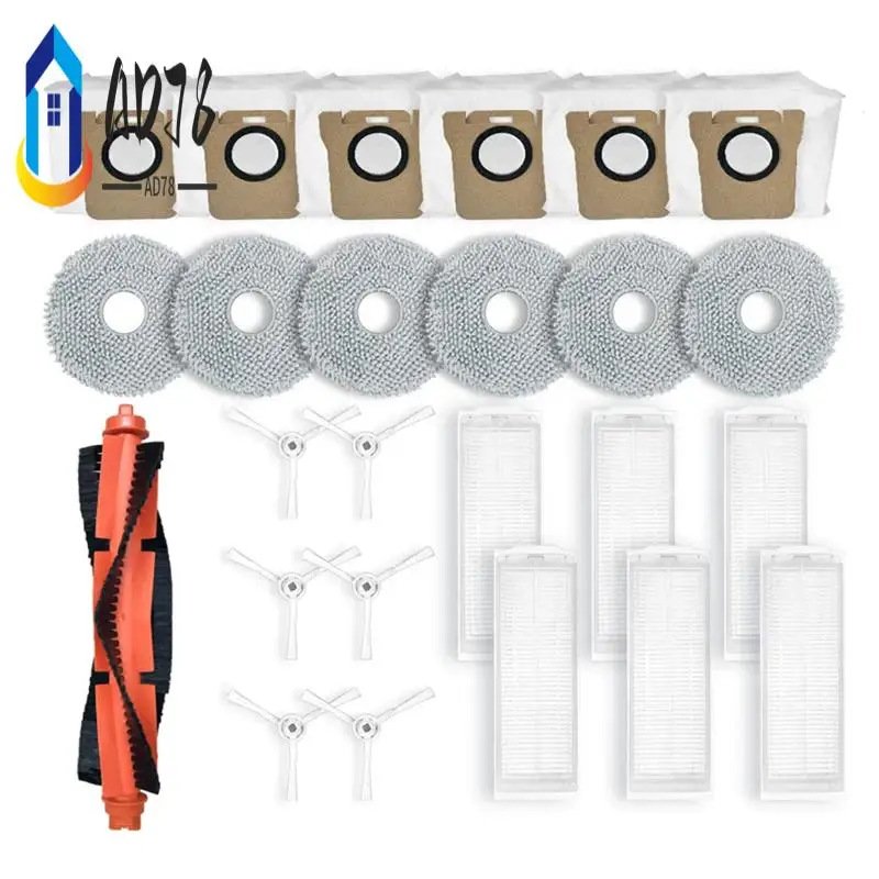 AD78-For Xiaomi M30 Pro Replacement Spare Parts Accessories Main Side Brush Hepa Filter Mop Cloth Dust Bags
AD78-For Xiaomi M30 Pro Replacement Spare Parts Accessories Main Side Brush Hepa Filter Mop Cloth Dust Bags