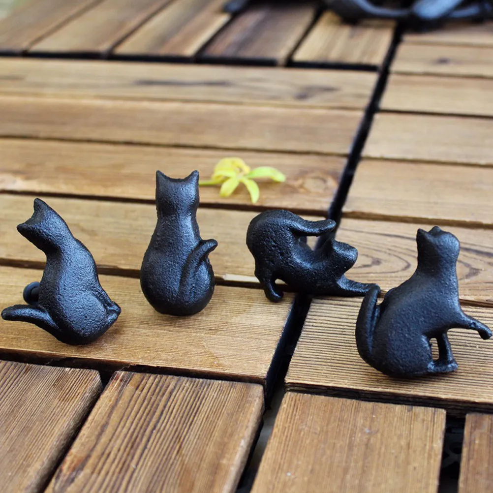 4Pcs Vintage Cast Iron Cabinet Door Knobs Cat Shape Small Dresser Pulls Drawer Handles Furniture Hardware Vintage Dresser Knobs
4Pcs Vintage Cast Iron Cabinet Door Knobs Cat Shape Small Dresser Pulls Drawer Handles Furniture Hardware Vintage Dresser Knobs
