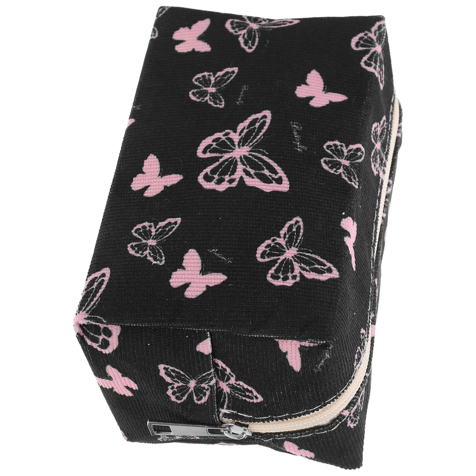 Makeup Bag Storage Portable Travel Decorative Bag For Travel Women Butterfly Pink Black Velvet Zipper Design
Makeup Bag Storage Portable Travel Decorative Bag For Travel Women Butterfly Pink Black Velvet Zipper Design