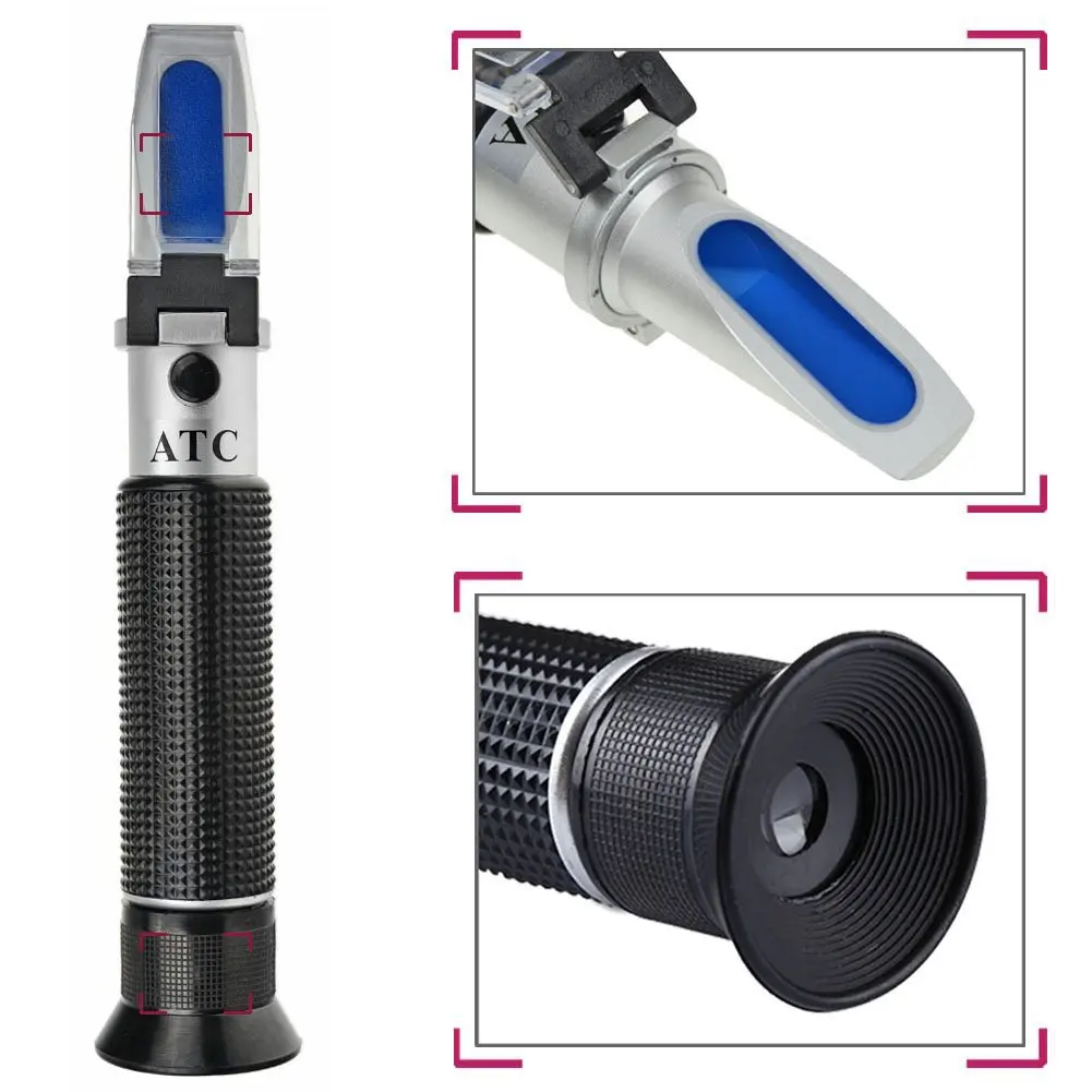 Home Brewing Tools,Alcohol Concentration Meter 0-80% Handheld Refractometer Refractive Instrument
Home Brewing Tools,Alcohol Concentration Meter 0-80% Handheld Refractometer Refractive Instrument
