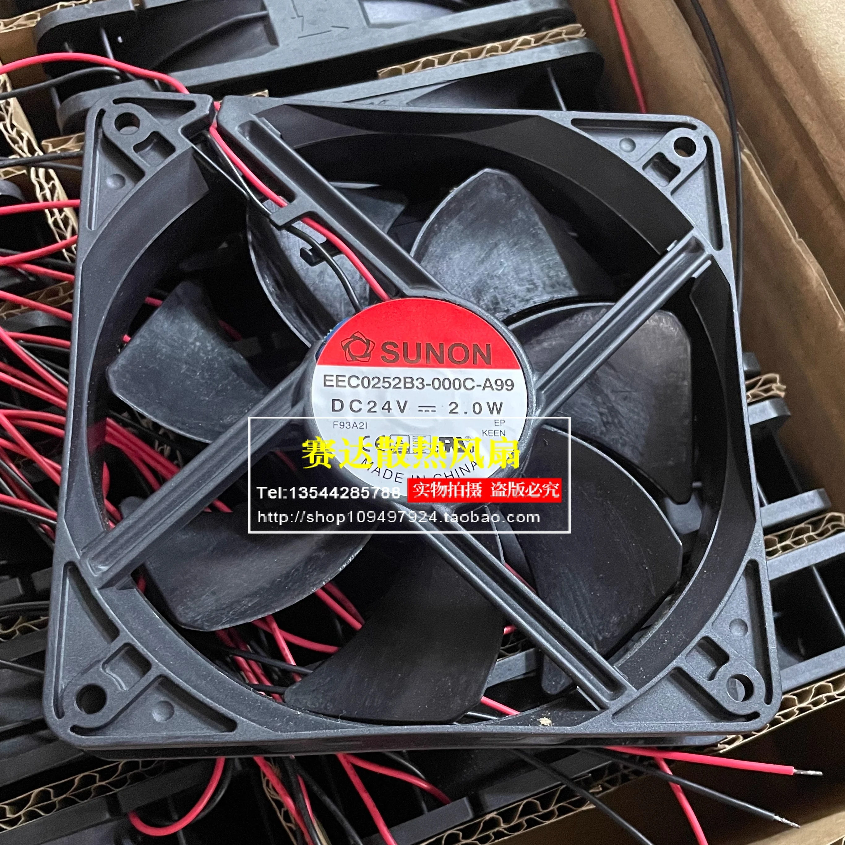 NEW SUNON EEC0252B3-000C-A99 12025 24V 2.0W 2 lines Wire Cooling Fan 120*120*25mm
NEW SUNON EEC0252B3-000C-A99 12025 24V 2.0W 2 lines Wire Cooling Fan 120*120*25mm