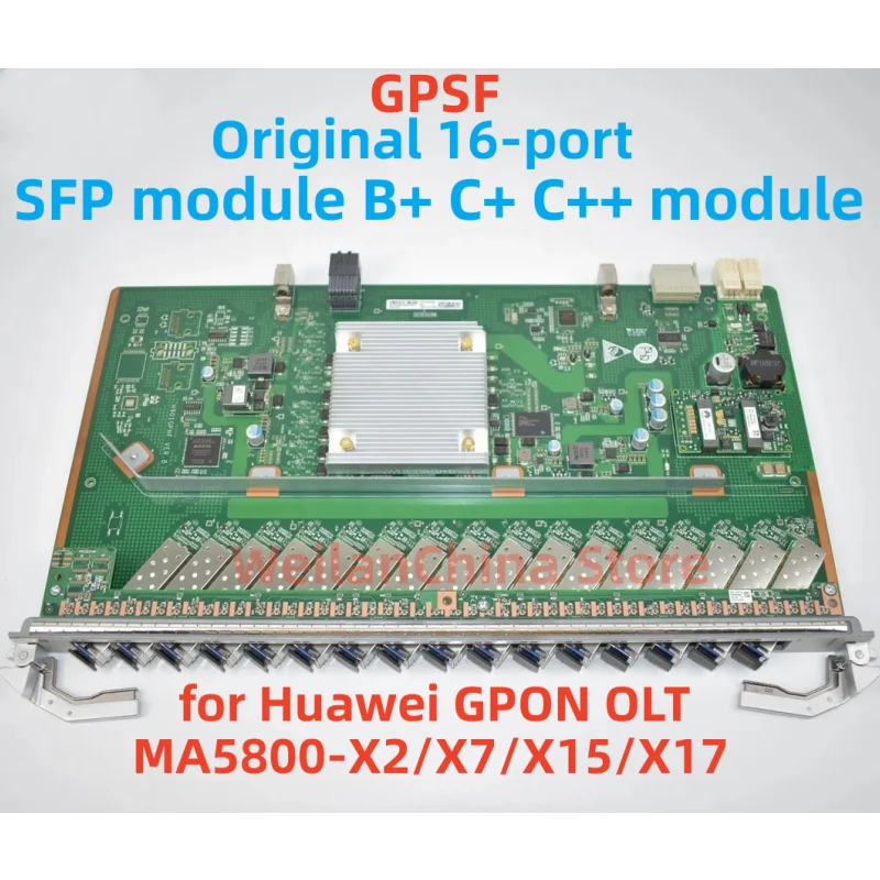 Original 16-port business card GPSF for SFP module C+ C++ module GPON OLT MA5800-X2 MA5800-X7 MA5800-X15 MA5800-X17
Original 16-port business card GPSF for SFP module C+ C++ module GPON OLT MA5800-X2 MA5800-X7 MA5800-X15 MA5800-X17