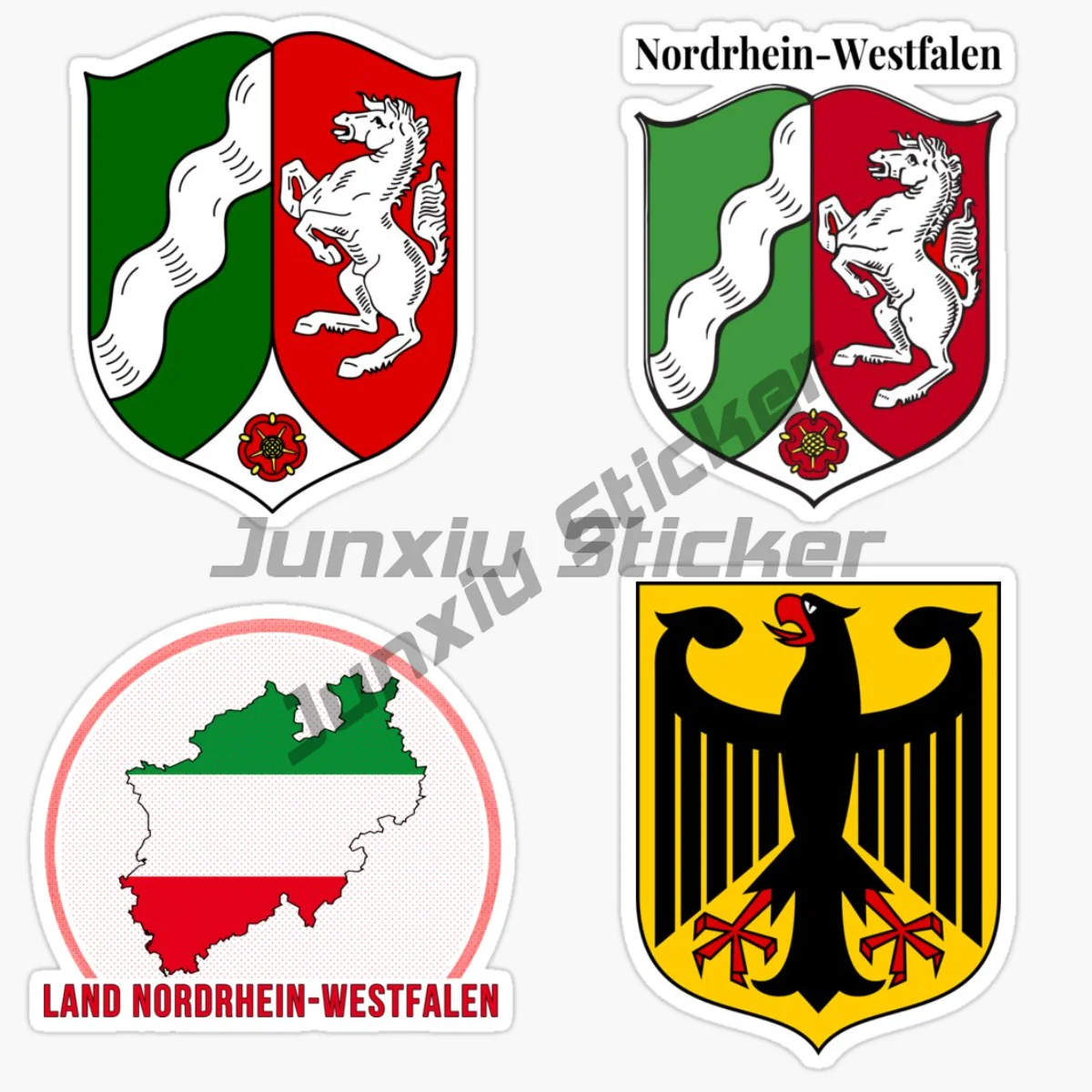 LAND NORDRHEIN WESTFALEN Flag Car Sticker Cool Style Car Motorcycle Bike Waterproof Weatherproof UV Vinyl Self-adhesive Decals
LAND NORDRHEIN WESTFALEN Flag Car Sticker Cool Style Car Motorcycle Bike Waterproof Weatherproof UV Vinyl Self-adhesive Decals