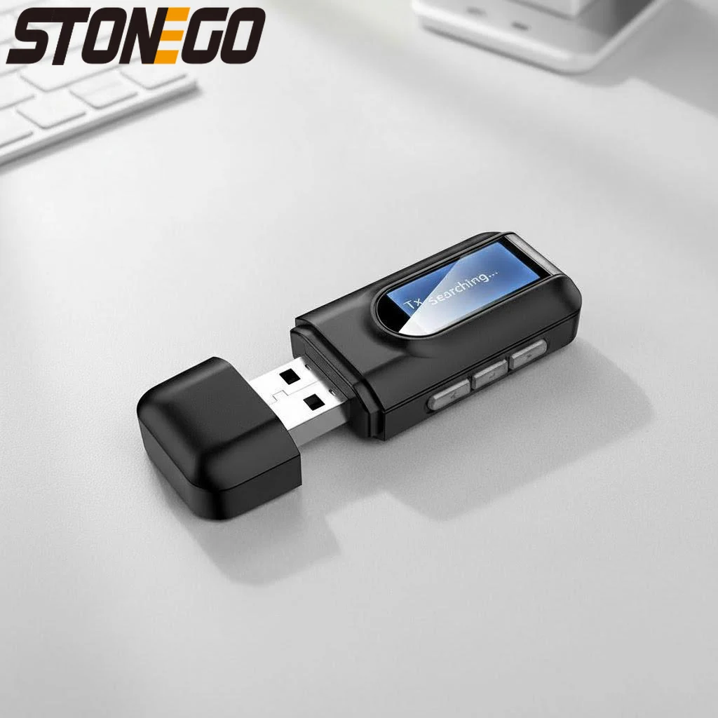 Bluetooth 5.0 Adapter Wireless Audio Receiver Transmitter for Car PC TV USB Adapter HD Sound