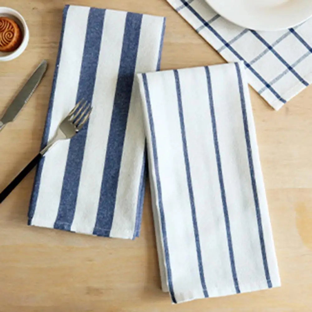Стильный набор кухонных полотенец, высокопоглощающие кухонные полотенца для быстросохнущей стеклянной посуды, посуда, полосатое чайное полотенце с синей сеткой
Стильный набор кухонных полотенец, высокопоглощающие кухонные полотенца для быстросохнущей стеклянной посуды, посуда, полосатое чайное полотенце с синей сеткой
