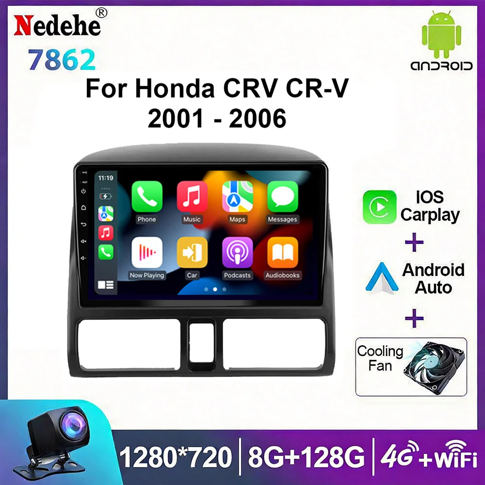 Android 14 Carplay Auto Multimedia Video Player For Honda CR-V CRV 2 2001 - 2006 Car Radio Stereo GPS QLED screen Wifi DSP 4G
Android 14 Carplay Auto Multimedia Video Player For Honda CR-V CRV 2 2001 - 2006 Car Radio Stereo GPS QLED screen Wifi DSP 4G