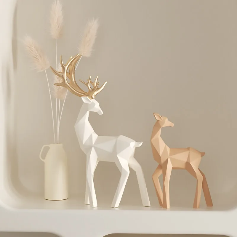 Cream style deer ornament, a pair of high-end living room TV wine cabinet decoration art decoration, housewarming
Cream style deer ornament, a pair of high-end living room TV wine cabinet decoration art decoration, housewarming