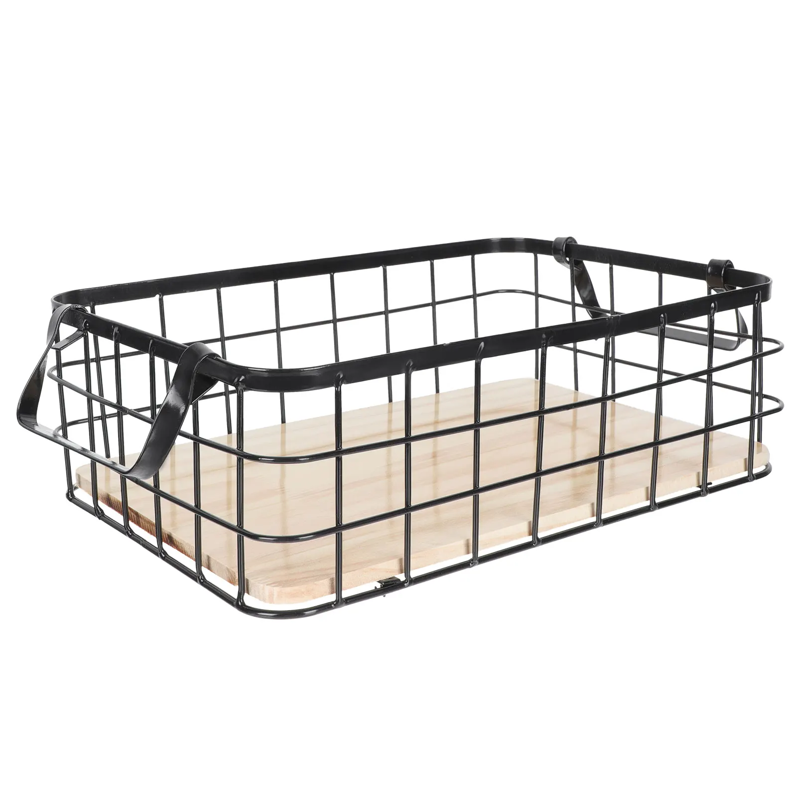 Storage Basket Kitchen ganizer Decorative Hamper Household Container Iron Wood Fruits Snacks Guest Relocation Gift Practical Use
Storage Basket Kitchen ganizer Decorative Hamper Household Container Iron Wood Fruits Snacks Guest Relocation Gift Practical Use