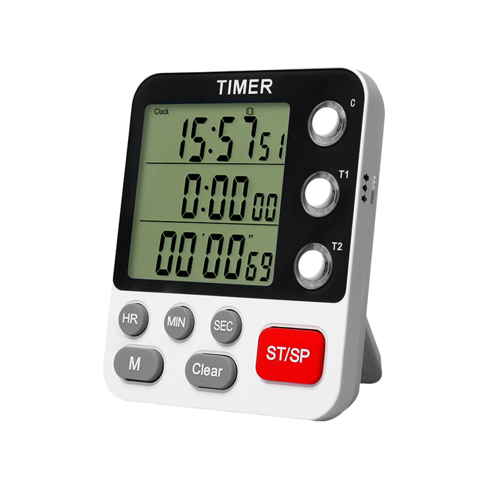 Kitchen Timer 3 Channels Magnetic Countdown Stopwatch Timer With Big Digit Back Stand Hole Digital Kitchen Timer For Cooking
Kitchen Timer 3 Channels Magnetic Countdown Stopwatch Timer With Big Digit Back Stand Hole Digital Kitchen Timer For Cooking
