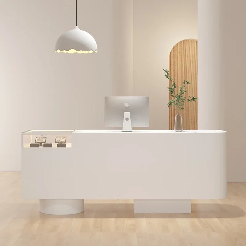 Bar Counter For Beauty Salon Advanced Desk Reception Minimalist Furniture Elegant Office Hairdressing Corner Storage Bureau Cafe
Bar Counter For Beauty Salon Advanced Desk Reception Minimalist Furniture Elegant Office Hairdressing Corner Storage Bureau Cafe