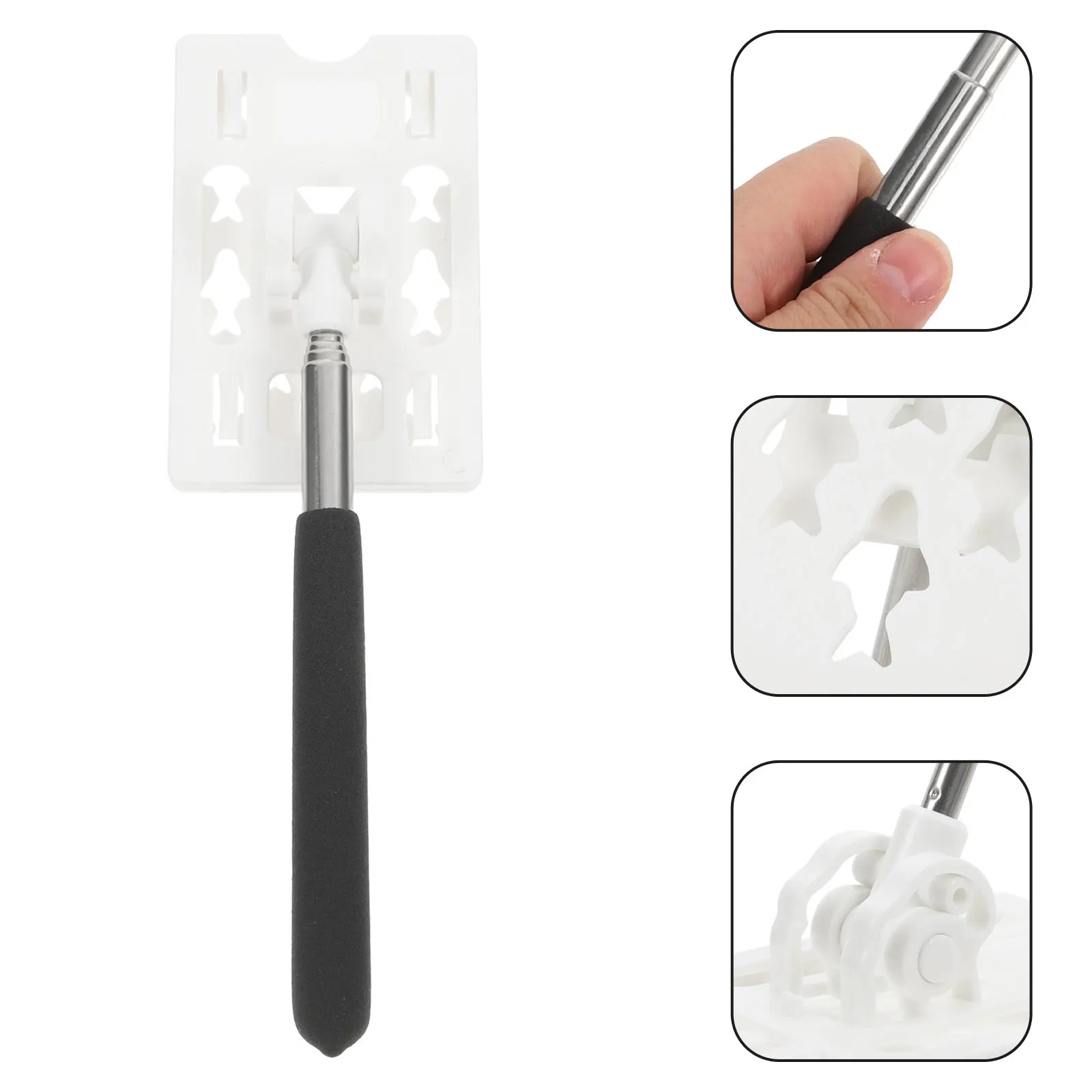 Telescopic Parking Toll Swiping Rod ABS Stainless Steel Contactless Card Extender Stick for Car Vehicle Parking Aid White
Telescopic Parking Toll Swiping Rod ABS Stainless Steel Contactless Card Extender Stick for Car Vehicle Parking Aid White