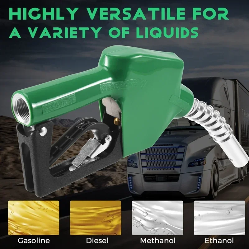 Premium Aluminum Alloy Fuel Nozzle Auto Shut Off Gasoline Diesel Refueling Gun Leak Proof for Garage Gas Station Fueling
Premium Aluminum Alloy Fuel Nozzle Auto Shut Off Gasoline Diesel Refueling Gun Leak Proof for Garage Gas Station Fueling