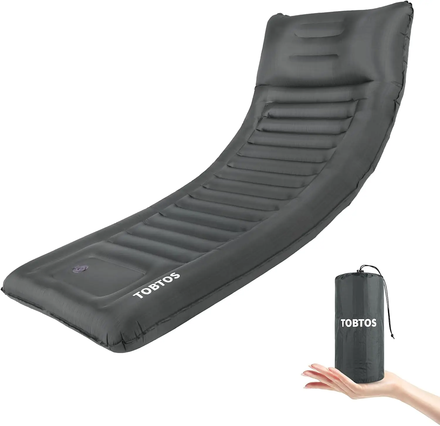 Inflatable Camping Sleeping Pad with Pillow, Thick 6 Inch Ultralight Sleeping Pad with Built-in Pump, Lightweight Sleeping Mat
Inflatable Camping Sleeping Pad with Pillow, Thick 6 Inch Ultralight Sleeping Pad with Built-in Pump, Lightweight Sleeping Mat