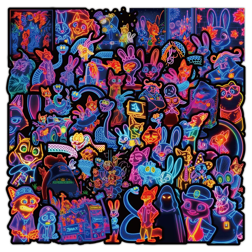 10/30/55pcs Neon Zootopia 2 Disney Anime Stickers Funny Cartoon Movie Decals DIY Scrapbook Laptop Phone Graffiti Sticker Packing
10/30/55pcs Neon Zootopia 2 Disney Anime Stickers Funny Cartoon Movie Decals DIY Scrapbook Laptop Phone Graffiti Sticker Packing