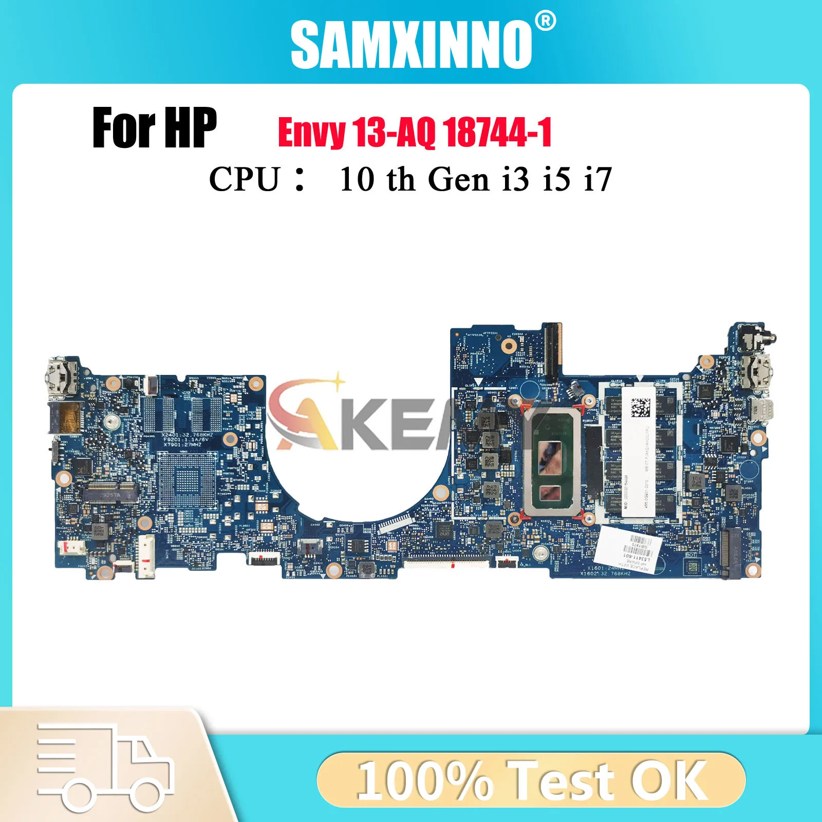 18744-1 L72578-601 L63124-601 с процессором i5 i7 8-го 10-го поколения, 8 ГБ ОЗУ для материнской платы ноутбука HP Envy 13-AQ, 100% полностью протестировано
18744-1 L72578-601 L63124-601 с процессором i5 i7 8-го 10-го поколения, 8 ГБ ОЗУ для материнской платы ноутбука HP Envy 13-AQ, 100% полностью протестировано