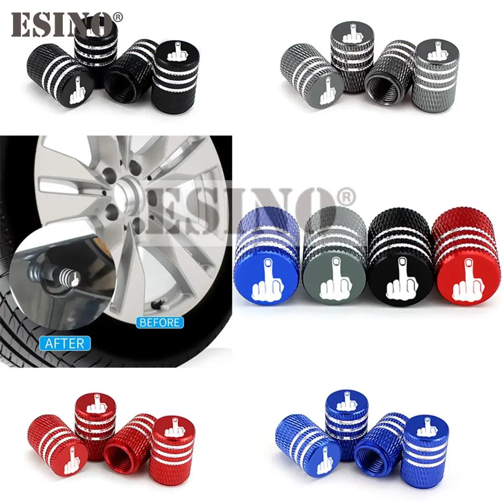 4 x Car Styling Aluminum Alloy Funny Middle Finger Gesture Tire Valve Caps Wheel Tire Valves Tyre Stem Air Caps Airtight Covers
4 x Car Styling Aluminum Alloy Funny Middle Finger Gesture Tire Valve Caps Wheel Tire Valves Tyre Stem Air Caps Airtight Covers