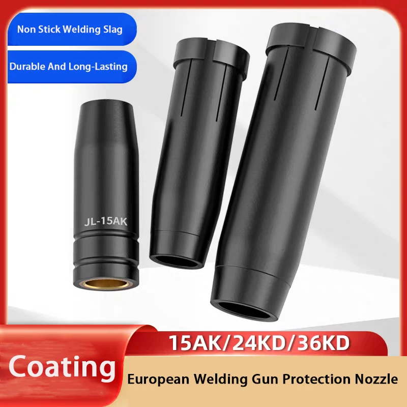 1Pcs European Style Gas Shielded Welding Gun Protective Nozzle Coating Protective Sleeve 15AK/24KD/36KD
1Pcs European Style Gas Shielded Welding Gun Protective Nozzle Coating Protective Sleeve 15AK/24KD/36KD