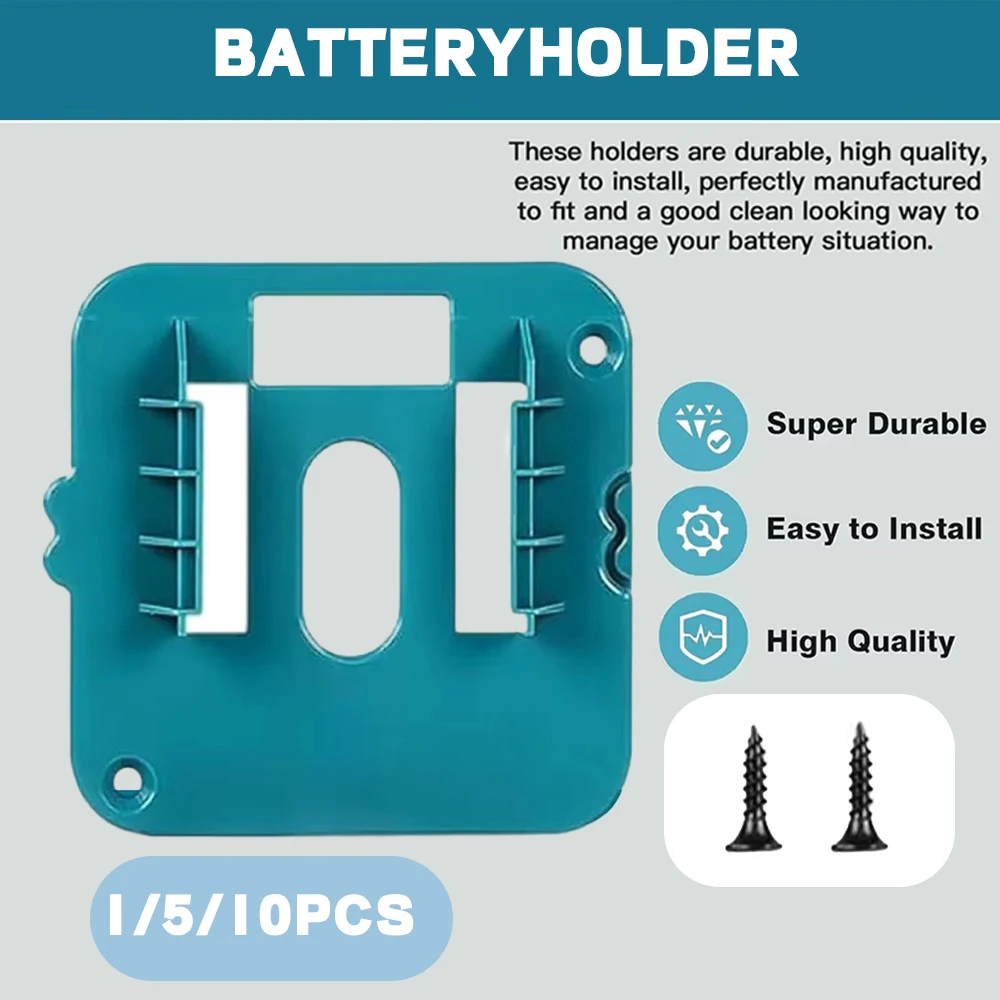 1/5/10 шт. держатель батареи стеллаж для хранения батарей для Makita 14,4 В 18 В литий-ионный аккумулятор настенное крепление инструмента кронштейн крепления
1/5/10 шт. держатель батареи стеллаж для хранения батарей для Makita 14,4 В 18 В литий-ионный аккумулятор настенное крепление инструмента кронштейн крепления