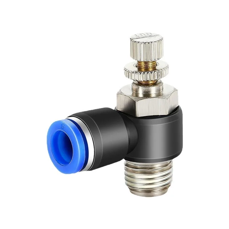 Pneumatic gas pipe quick coupling throttle valve speed control valve adjustable cylinder
Pneumatic gas pipe quick coupling throttle valve speed control valve adjustable cylinder