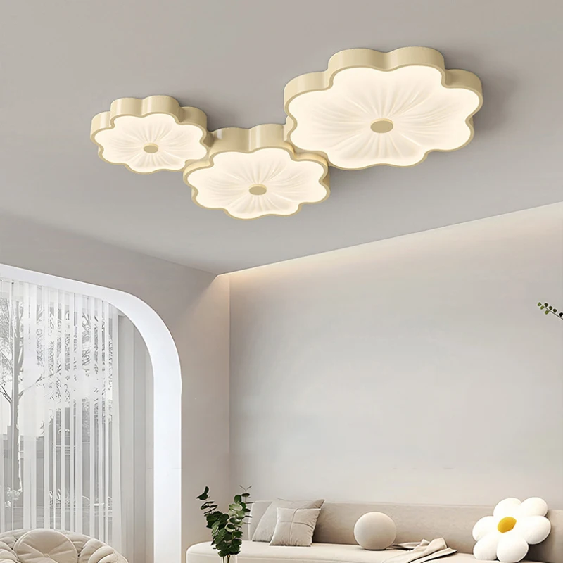 Cream Color Flower Ceiling Lights LED Bedroom Living Room Light Minimalist Modern Warm Study Room Boy Girl Bedroom Ceiling Lamps
Cream Color Flower Ceiling Lights LED Bedroom Living Room Light Minimalist Modern Warm Study Room Boy Girl Bedroom Ceiling Lamps