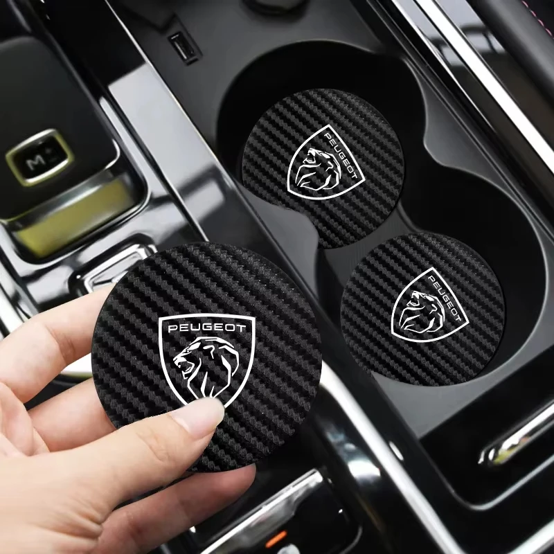 2Pcs Car coaster water anti slip pad silicone waterproof interior accessories For New Peugeot 206 208 207 3008 308 2008 107 508
2Pcs Car coaster water anti slip pad silicone waterproof interior accessories For New Peugeot 206 208 207 3008 308 2008 107 508