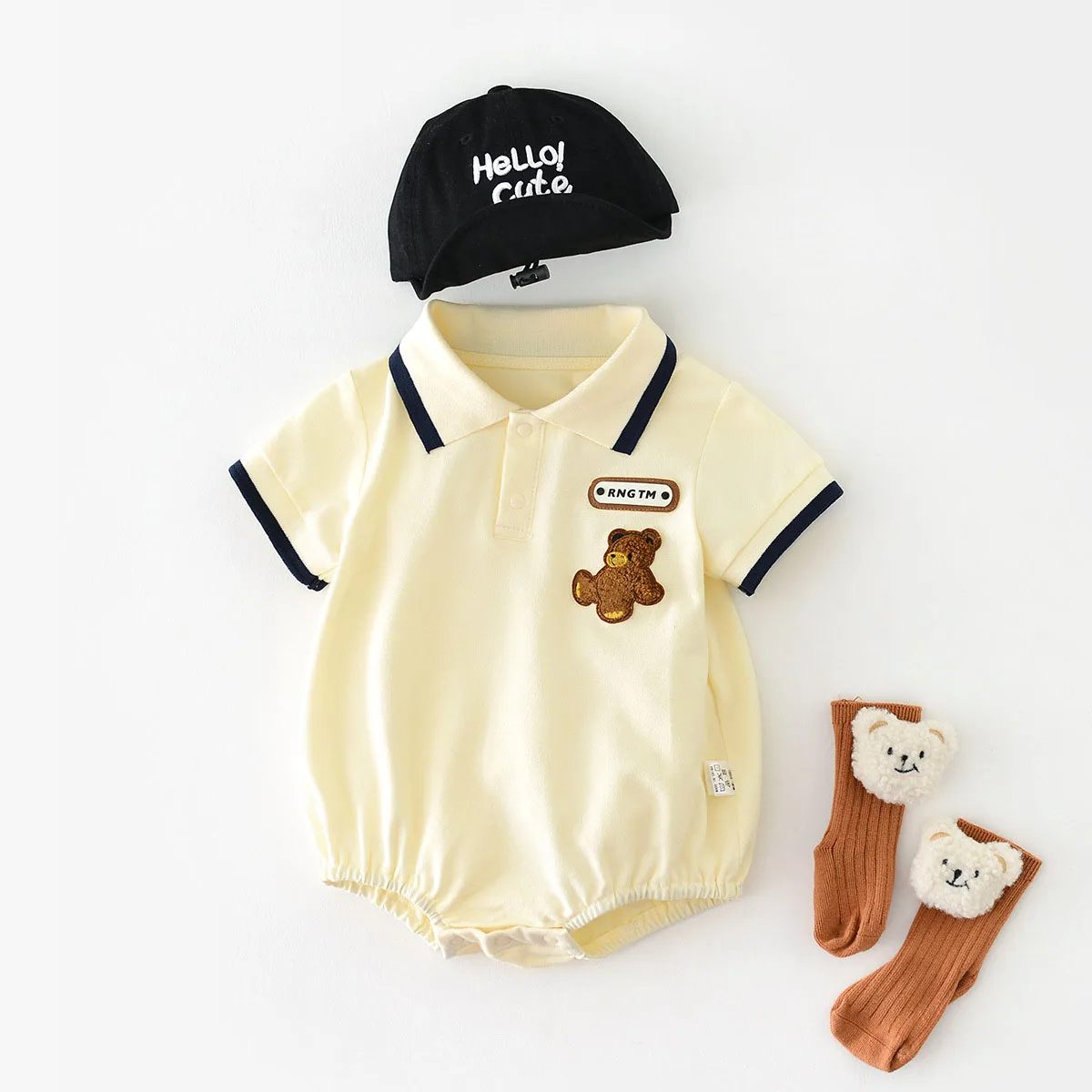 2024 Summer Baby Boy Bodysuit Short Sleeve Cartoon Newborn Boy Bear Onesies Toddler Turn-down Cotton One-Pieces Infant Clothes
2024 Summer Baby Boy Bodysuit Short Sleeve Cartoon Newborn Boy Bear Onesies Toddler Turn-down Cotton One-Pieces Infant Clothes