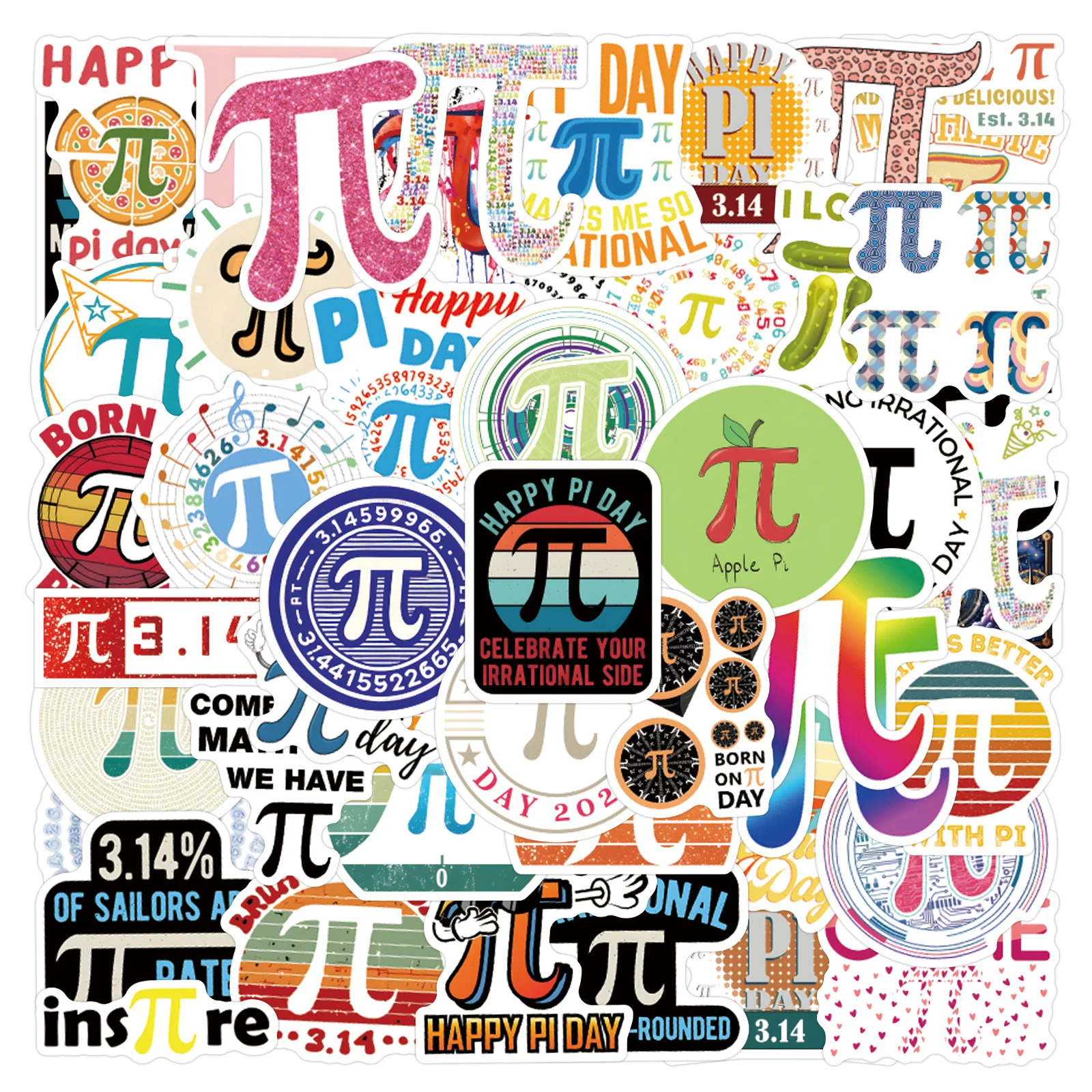 10/55PCS π Cartoon Stickers Funny Pi Day Graffiti Math Cartoon DIY Decoration Laptop Guitar Car Bike Skateboard Decals Kids Toys
10/55PCS π Cartoon Stickers Funny Pi Day Graffiti Math Cartoon DIY Decoration Laptop Guitar Car Bike Skateboard Decals Kids Toys