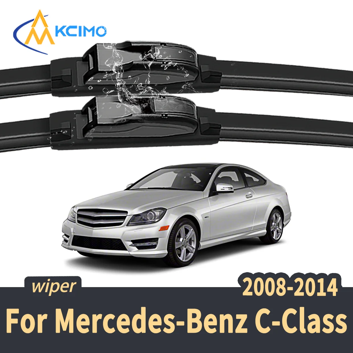 For Mercedes-Benz C-Class 2008-2014 Windshield Wiper Blades Silent Natural Rubber Car Front Window Replacement Parts
For Mercedes-Benz C-Class 2008-2014 Windshield Wiper Blades Silent Natural Rubber Car Front Window Replacement Parts