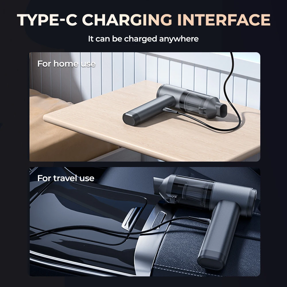 15000Pa Car Vacuum Cleaner Strong Suction Powerful Wireless Portable Car Cleaner for Home Appliance Air Blower Handheld Cordless
15000Pa Car Vacuum Cleaner Strong Suction Powerful Wireless Portable Car Cleaner for Home Appliance Air Blower Handheld Cordless