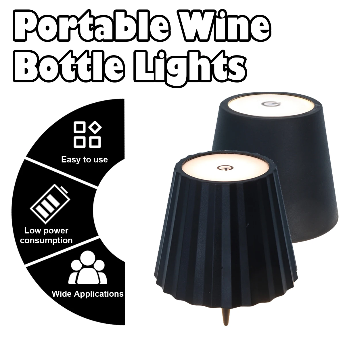 Wireless Touch Control Bottle Table Lamp White Usb Powered Desk Lighting Stepless Dimming For-restaurants-bars Book Reading Mini
Wireless Touch Control Bottle Table Lamp White Usb Powered Desk Lighting Stepless Dimming For-restaurants-bars Book Reading Mini