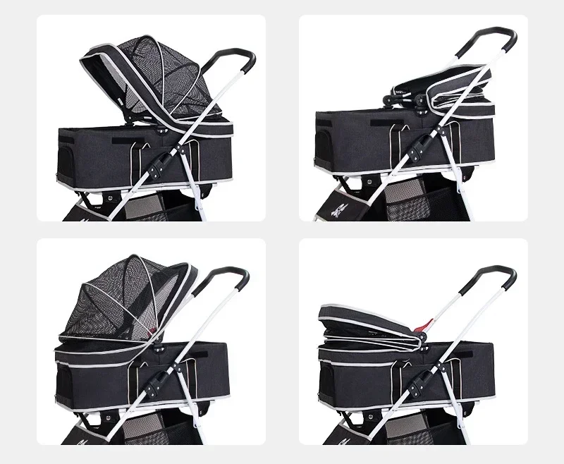 4 Wheel Pet Stroller Detachable Dog Stroller Outdoor Cat Carrier Load Bearing 22.5kg Car Pet Bag
4 Wheel Pet Stroller Detachable Dog Stroller Outdoor Cat Carrier Load Bearing 22.5kg Car Pet Bag