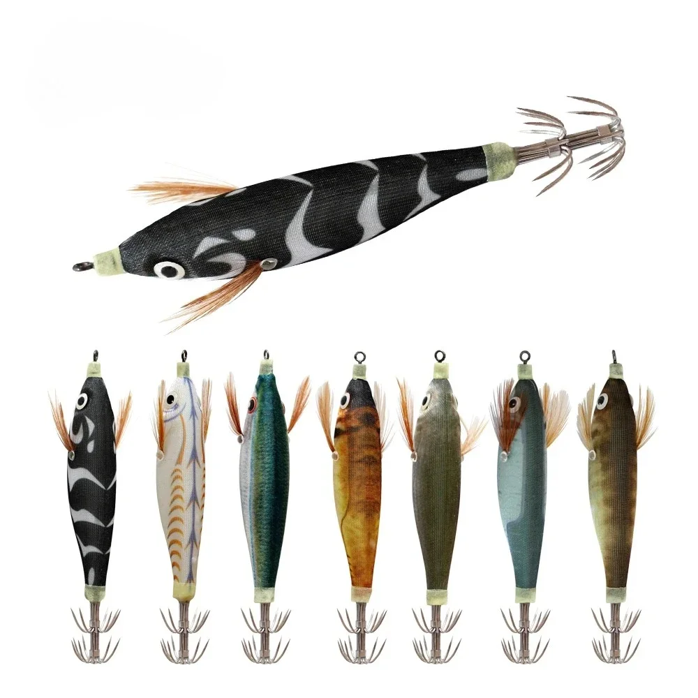 2Pcs Squid Jig Hook Fishing Lure Luminous 10cm 9g Artificial Fake Octopus Lures Wood Shrimp Cuttlefish Hard Bait Sea Jigs Tackle
2Pcs Squid Jig Hook Fishing Lure Luminous 10cm 9g Artificial Fake Octopus Lures Wood Shrimp Cuttlefish Hard Bait Sea Jigs Tackle