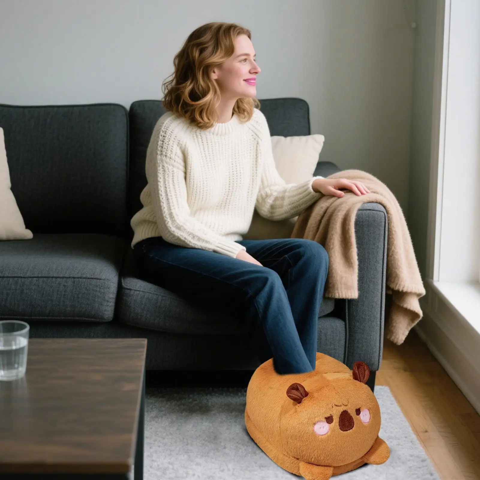 Электрическая грелка для ног, плюшевая зимняя беспроводная грелка для ног с животными, портативный обогреватель под столом для внутреннего гостиной, домашнего офиса
Электрическая грелка для ног, плюшевая зимняя беспроводная грелка для ног с животными, портативный обогреватель под столом для внутреннего гостиной, домашнего офиса